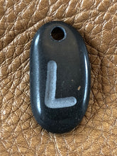 Monogram Initial Sand Carved Focal Bead