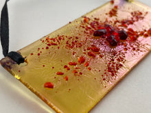 Fused Glass Sun Catcher - "Amber Sun"