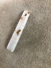 Polka Dot Agate - Trapazoid Focal Bead