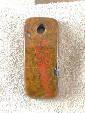 Moroccan Seam Agate Focal Bead