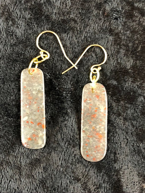 Cherry Orchard Agate Stone Earrings