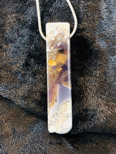 Amethyst Sage Agate - Rectangular Focal Bead