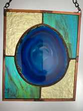 Stained Glass Brazilian Agate Sun Catcher - Medium