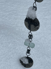 "Raining Rocks" - Hanging Stone Garden Sculpture - Yard Art