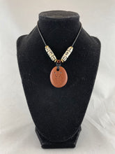 "Tribal Warrior" - Sand Carved Stone Focal Bead