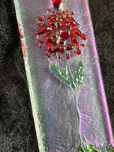Fused Glass Sun Catcher - "Single Rose"