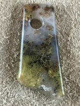 Green Moss Agate - Freefrom Focal Bead