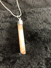 Turkish Agate Stone and Sterling Silver Pendant Necklace