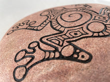 "Frog" - Large Sand Carved Stone