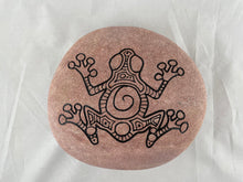 "Frog" - Large Sand Carved Stone