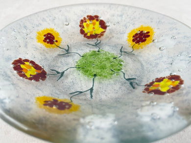 Medium Fused Glass Bowl -