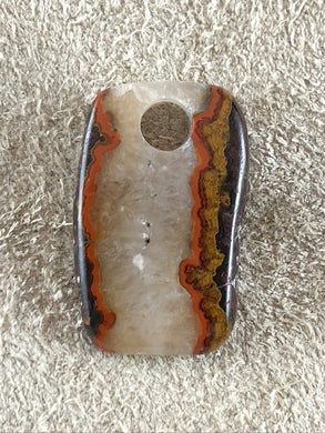 Moroccan Seam Agate Focal Bead