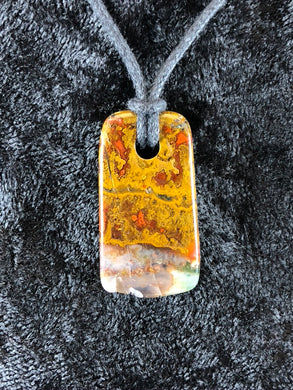 Moroccan Seam Agate Focal Bead