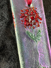 Fused Glass Sun Catcher - "Single Rose"