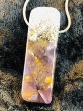 Amethyst Sage Agate - Rectangular Focal Bead