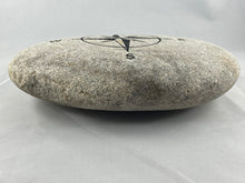 Compass Rose - Sand Carved Stone - Large 10-1/4" x 8-1/2" x 2-1/2"