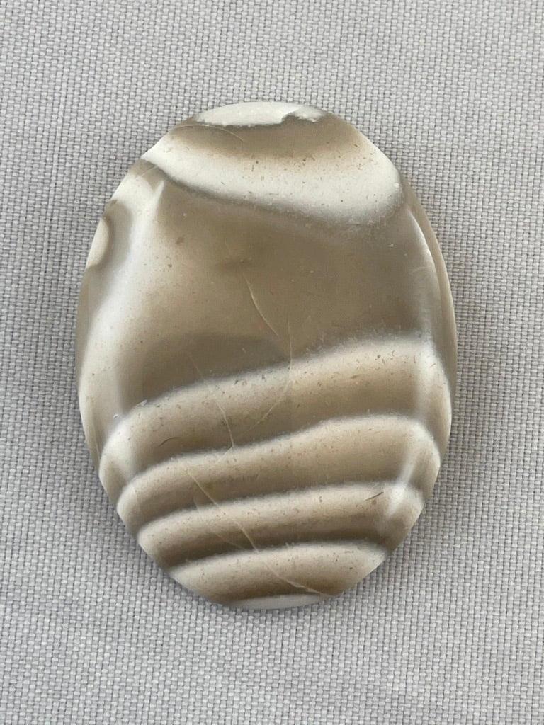 Polish Flint - Oval Cabochon