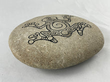 "Frog" - Medium Sand Carved Stone
