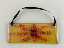 Fused Glass Sun Catcher - "Amber Sun"