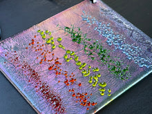 Fused Glass Sun Catcher - "Rainbow Speckles"