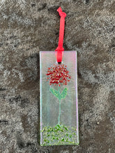 Fused Glass Sun Catcher - "Single Rose"