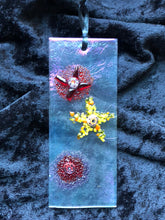 Fused Glass Sun Catcher - "Star Fireworks"