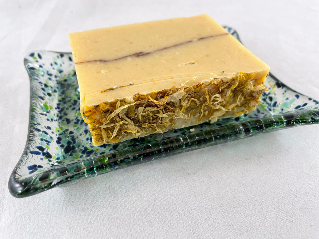 Fused Glass Soap Dish -