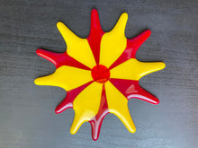 Starburst Flower Plant Stake - Fused Glass Garden Art