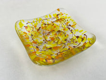 Small Fused Glass Bowl - "Autumn Picnic"