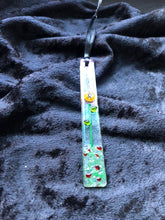 Fused Glass Sun Catcher - "Small Lone Flower"