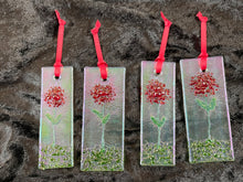 Fused Glass Sun Catcher - "Single Rose"