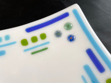 Medium Fused Glass Tray - "Sleek Modern"