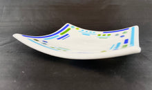 Medium Fused Glass Tray - "Sleek Modern"