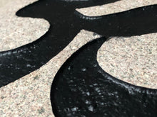 Om (Sanskrit) - Sand Carved Stone