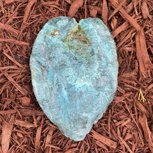 Jade Green Hosta Leaf - Cast Portland Cement - Small 5-3/4" x 8-1/4"