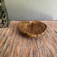 Rust Copper Hosta Leaf - Cast Portland Cement - Small 6" x 7"