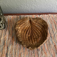 Rust Copper Hosta Leaf - Cast Portland Cement - Small 6-1/4" x 7-1/4"