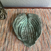 Jade Green Hosta Leaf - Cast Portland Cement - Small 6-1/2" x 8-1/2"