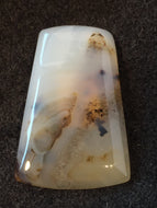 Mad River Agate - Trapazoid Cabochon - front view