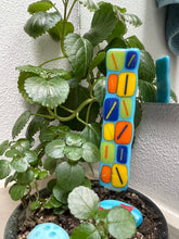 Fused Glass Plant Stake Totem - Festive Shapes