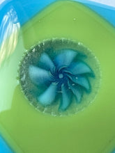 Fused Glass Plant Stake Totem - Festive Flowers