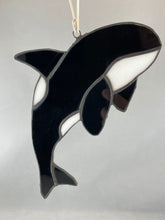 Stained Glass Orca Whale