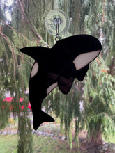 Stained Glass Orca Whale