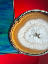 Stained Glass Brazilian Agate Sun Catcher - Medium
