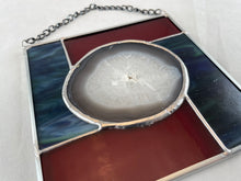 Stained Glass Brazilian Agate Sun Catcher - Medium