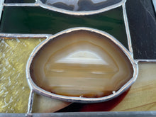 Stained Glass Triple Brazilian Agate Sun Catcher - Large
