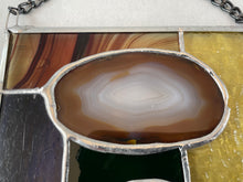 Stained Glass Triple Brazilian Agate Sun Catcher - Large
