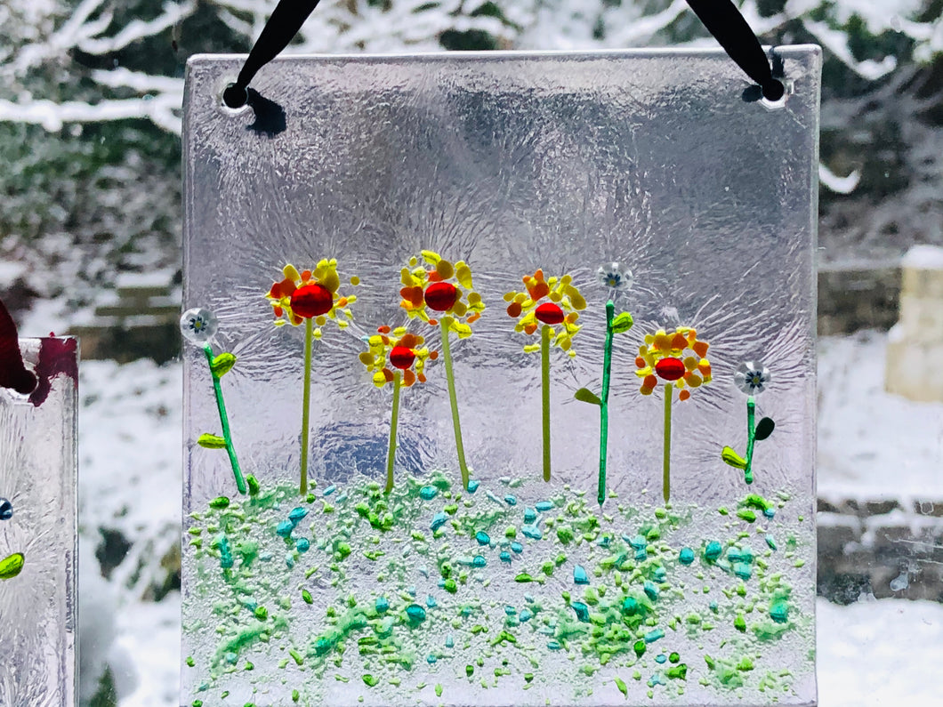 Fused Glass Sun Catcher -
