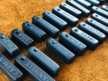 Custom Name Basalt Sand Carved Focal Bead