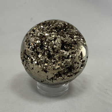 Pyrite Sphere - 875 grams - 3-1/16 inch